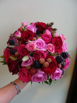 Mixed Roses and berries